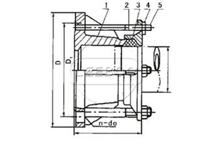 鋼制<a href=http://m.szkljzb.com target=_blank class=infotextkey>伸縮接頭</a>分解圖