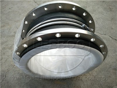 大口徑雙球體襯四氟<a href=http://m.szkljzb.com target=_blank class=infotextkey>橡膠軟接頭</a>